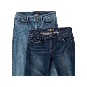 Lucky Brand Sweet Straight Jeans 6L - Lot of 2